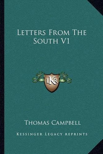 Cover image for Letters from the South V1