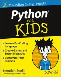 Cover image for Python For Kids For Dummies