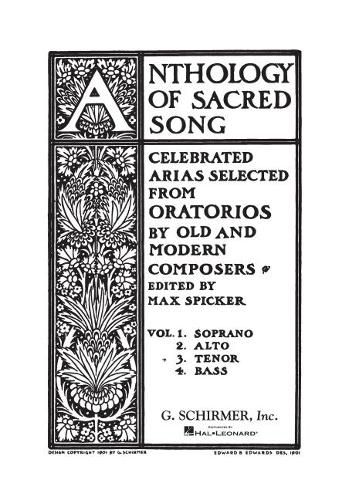 Cover image for Anthology of Sacred Song - Volume 3