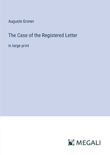 Cover image for The Case of the Registered Letter