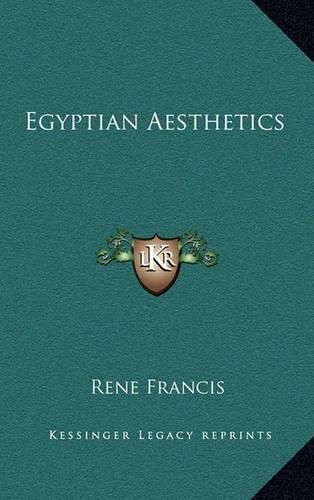 Cover image for Egyptian Aesthetics