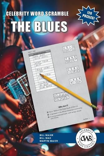 Cover image for Celebrity Word Scramble The Blues