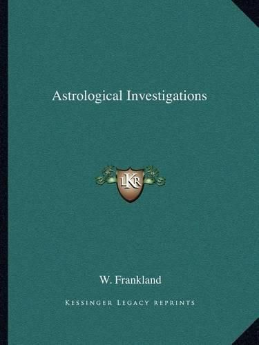 Cover image for Astrological Investigations