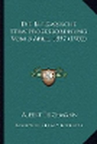 Cover image for Die Bulgarische Strafprozessordnung Vom 3 April 1897 (1902)