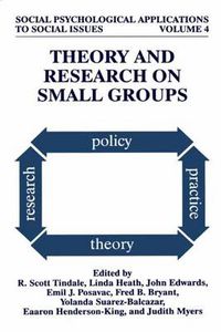Cover image for Theory and Research on Small Groups