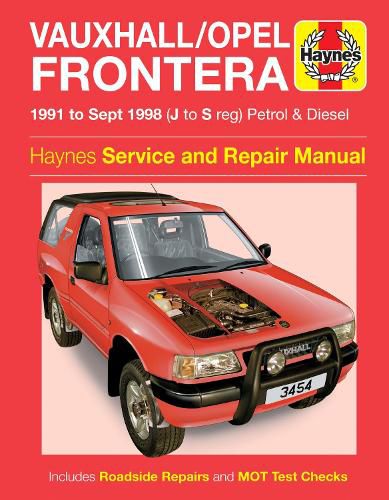 Cover image for HM Vauxhall Opel Fontera 1991-1998