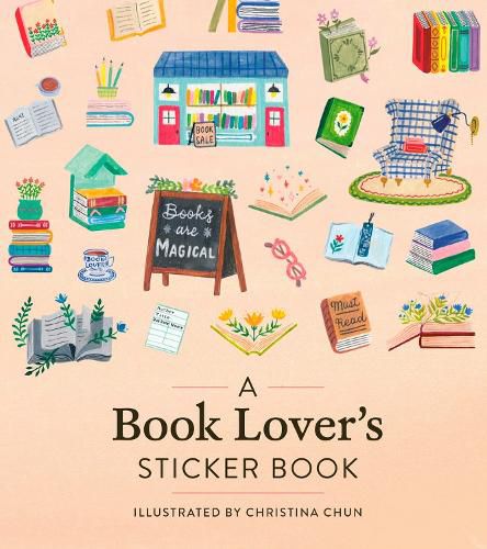 Cover image for A Book Lover's Sticker Book
