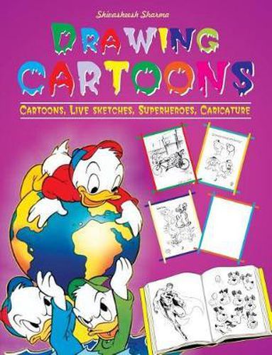 Cover image for Explore Your Hidden Talents: Learn to Draw & Practice Cartoon with Lines, Sketches, Figures