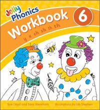 Cover image for Jolly Phonics Workbook 6: in Precursive Letters (British English edition)