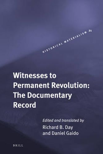 Cover image for Witnesses to Permanent Revolution: The Documentary Record