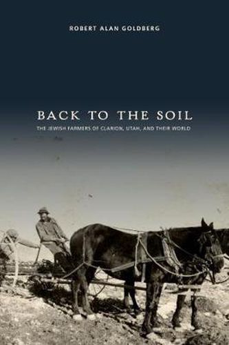 Cover image for Back to the Soil: The Jewish Farmers of Clarion, Utah, and Their World