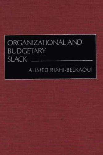 Cover image for Organizational and Budgetary Slack