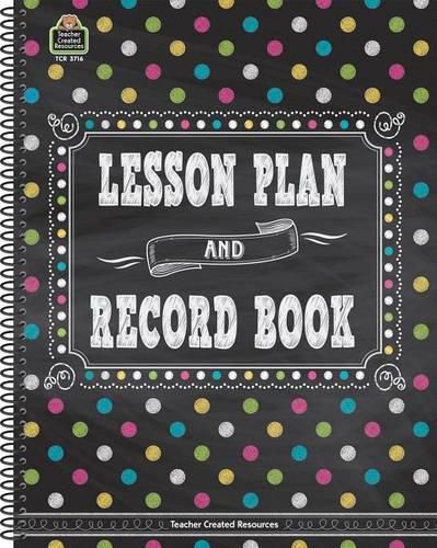 Cover image for Chalkboard Brights Lesson Plan and Record Book
