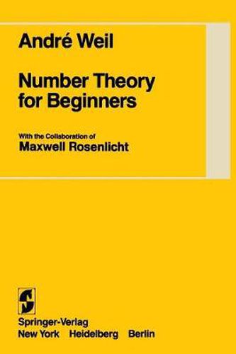 Cover image for Number Theory for Beginners