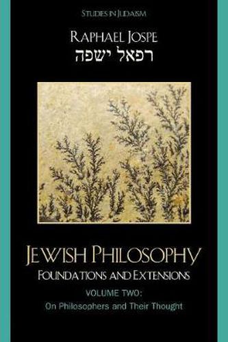 Cover image for Jewish Philosophy: Foundations and Extensions