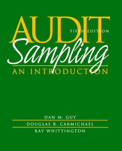 Cover image for Audit Sampling: An Introduction