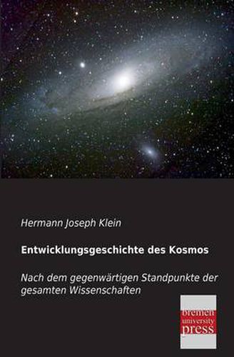 Cover image for Entwicklungsgeschichte Des Kosmos