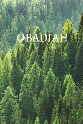 Cover image for Obadiah Bible Journal