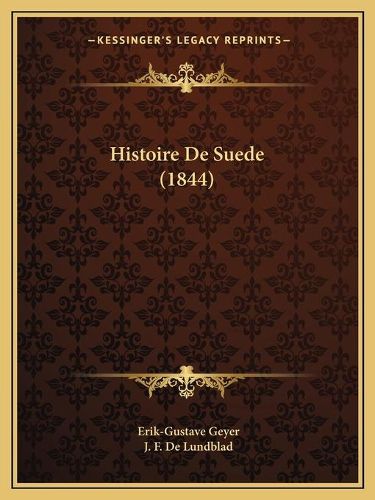 Cover image for Histoire de Suede (1844)