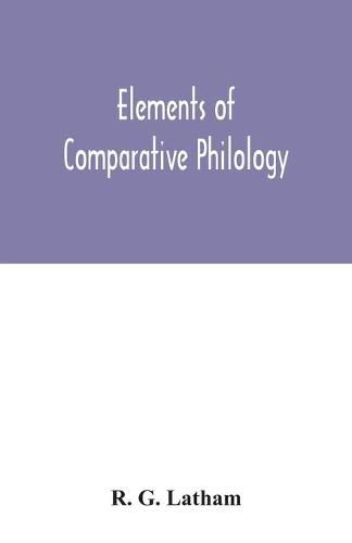 Cover image for Elements of comparative philology