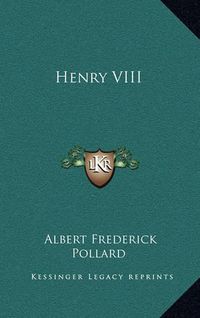 Cover image for Henry VIII