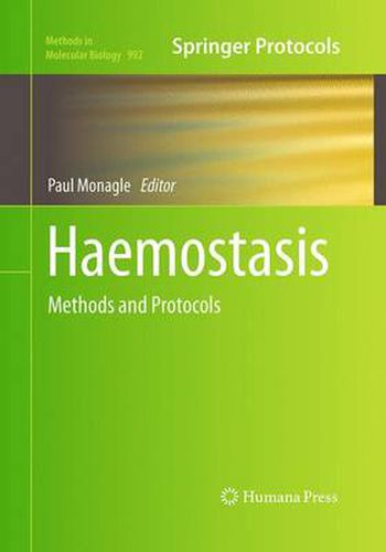 Cover image for Haemostasis: Methods and Protocols