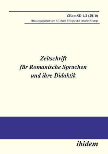 Zeitschrift f r Romanische Sprachen und ihre Didaktik. Heft 4.2