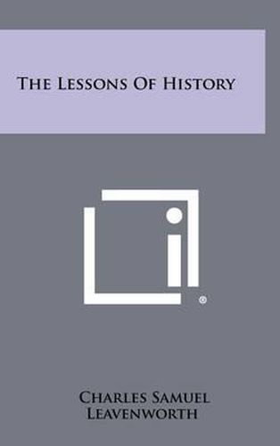 Cover image for The Lessons of History