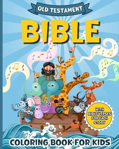 Cover image for Bible Coloring Book For Kids