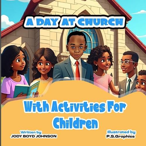 Cover image for A Day At Church With Activities For Children
