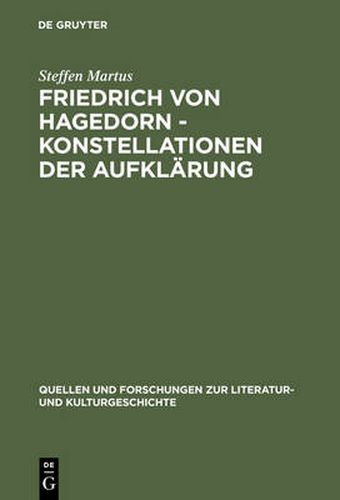 Cover image for Friedrich Von Hagedorn - Konstellationen Der Aufklarung