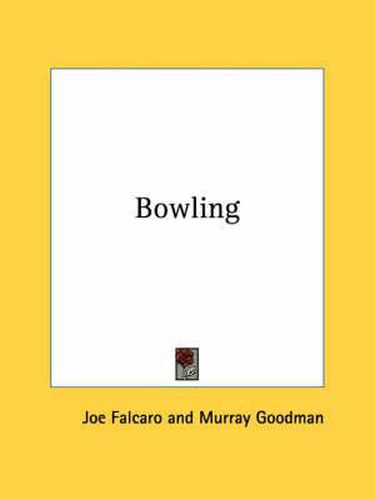 Cover image for Bowling