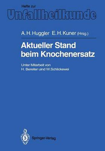 Aktueller Stand Beim Knochenersatz