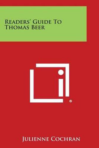 Cover image for Readers' Guide to Thomas Beer