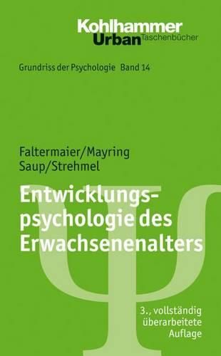 Cover image for Entwicklungspsychologie Des Erwachsenenalters