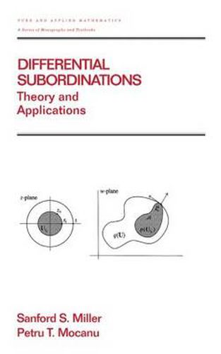 Cover image for Differential Subordinations: Theory and Applications
