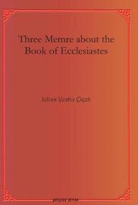 Cover image for Three Memre about the Book of Ecclesiastes