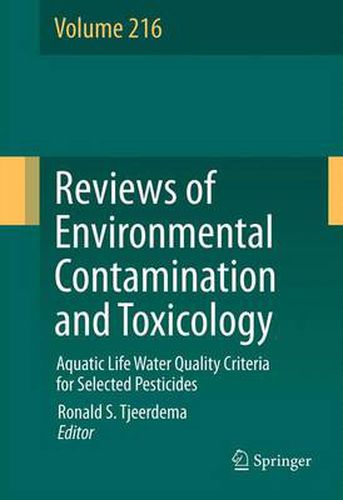 Cover image for Aquatic Life Water Quality Criteria for Selected Pesticides