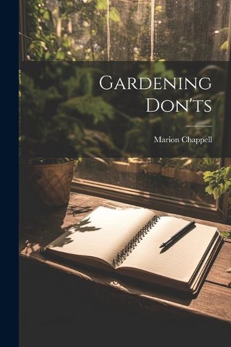Cover image for Gardening Don'ts