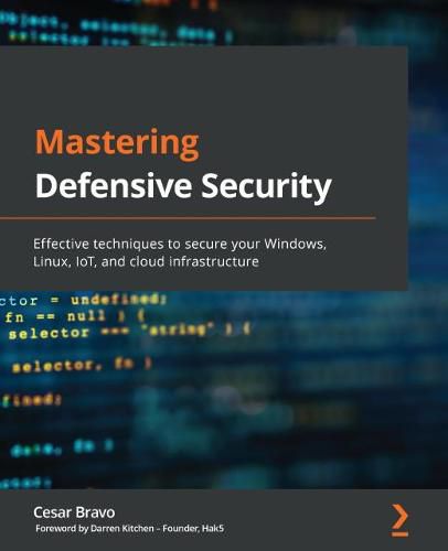 Cover image for Mastering Defensive Security: Effective techniques to secure your Windows, Linux, IoT, and cloud infrastructure