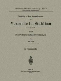 Cover image for Dauerversuche Mit Nietverbindungen