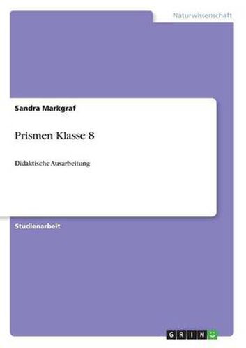 Cover image for Prismen Klasse 8: Didaktische Ausarbeitung