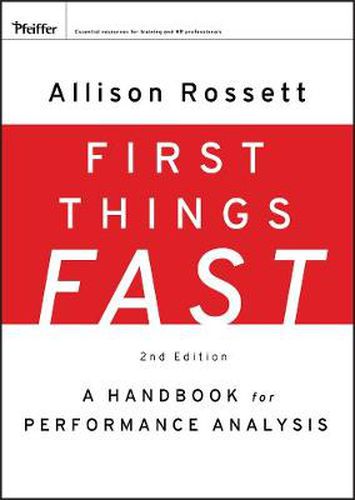 Cover image for First Things Fast: A Handbook for Performance Analysis