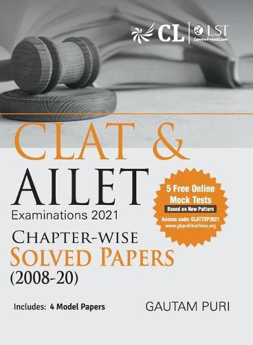 Cover image for Clat & Ailet 2021 Chapter Wise Solved Papers 2008-2020