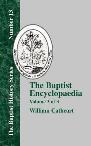 Cover image for The Baptist Encyclopaedia - Vol. 3