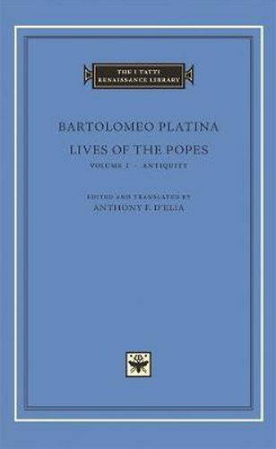 Cover image for Lives of the Popes: Antiquity