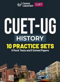 Cover image for CUET-UG 2023 : 10 Practice Sets - History - (5 Solved Papers & 5 Mock Tests)