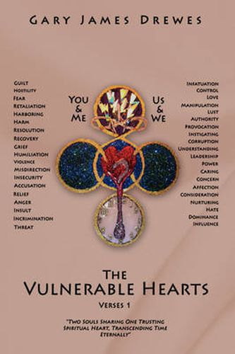 Cover image for The Vulnverable Hearts Verses 1: Two Souls Sharing One Trusting Spiritual Heart Transcending Time Eternally