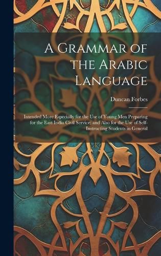 Cover image for A Grammar of the Arabic Language