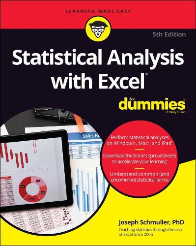 Cover image for Statistical Analysis with Excel For Dummies